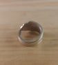 Upcycled Silver Plated Daisy Spoon Handle Ring (SPR102511) - Image 8