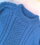 Cable Pattern Child's Jumper with Round Neck, Children's Clothes, Winter Jumper - Image 5