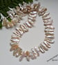 Designer Rare Large Biwa Freshwater Culture Pearl Necklace  - Image 4