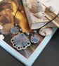 Shimmering Metallic Seashell Statement Necklace