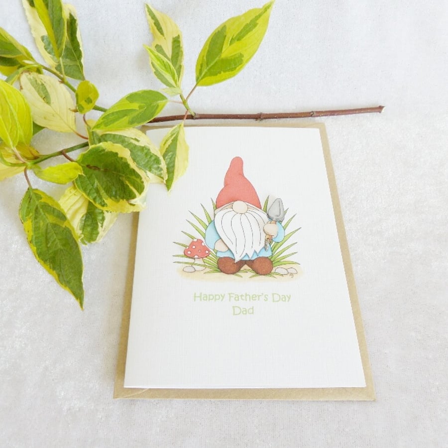 Happy Father's Day Dad - 'Norm' the garden gnome