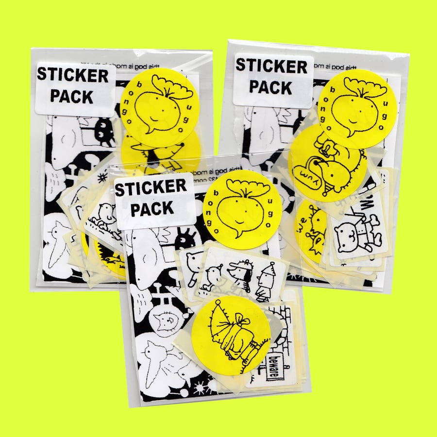 Thermal Sticker pack by bongougobango