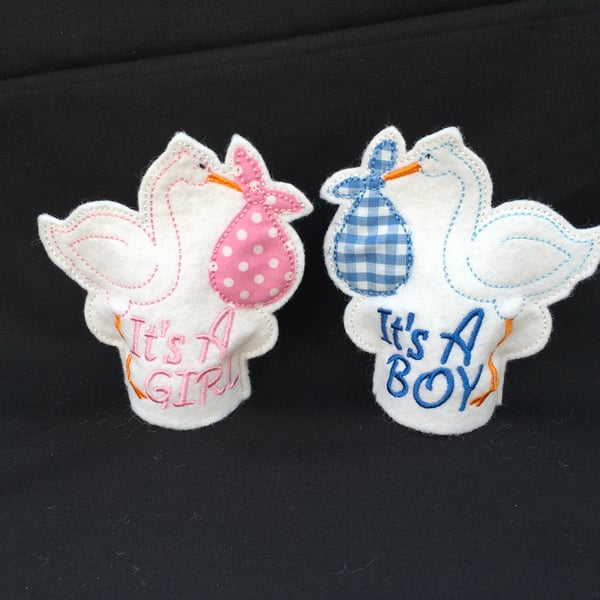 New Baby Girl, New Baby Boy. Night Light Decoration. LED Tea Light Included