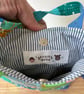 Summer Sale - Patchwork bag - with handle - in blues and greens - Image 7
