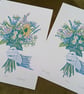The Gift - linoprint - Image 2