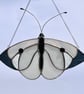White Stained Glass Butterfly - wildlife gift - Image 2
