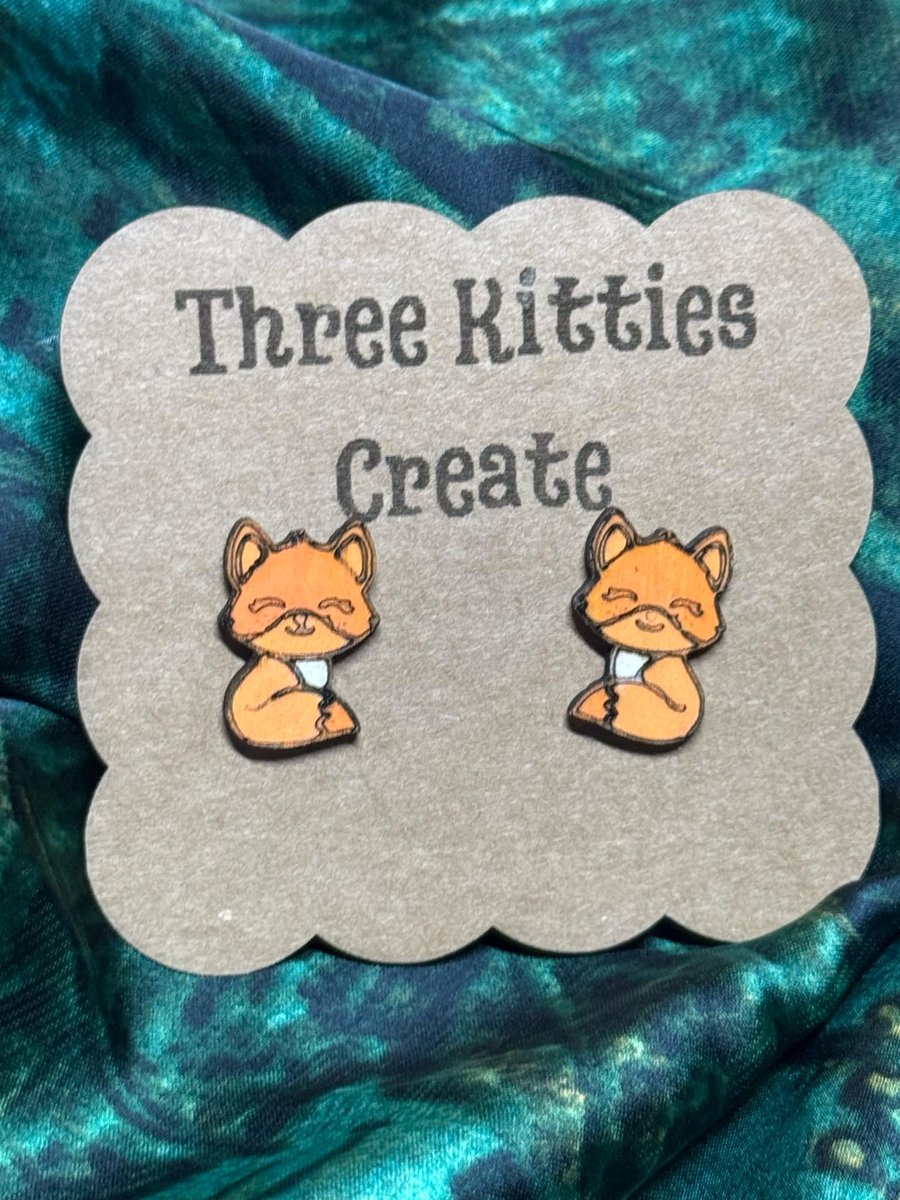 Happy Fox Earrings