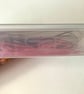 50g Pink and Purple Bullseye 90coe glass Vitrigraph stringers - Image 5
