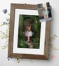 Garden Sprite, Fantasy Fairy Portrait custom photo art - Image 1