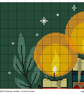 275 - Christmas Candles Festive Cross Stitch Pattern (PDF Counted Chart) - Image 5