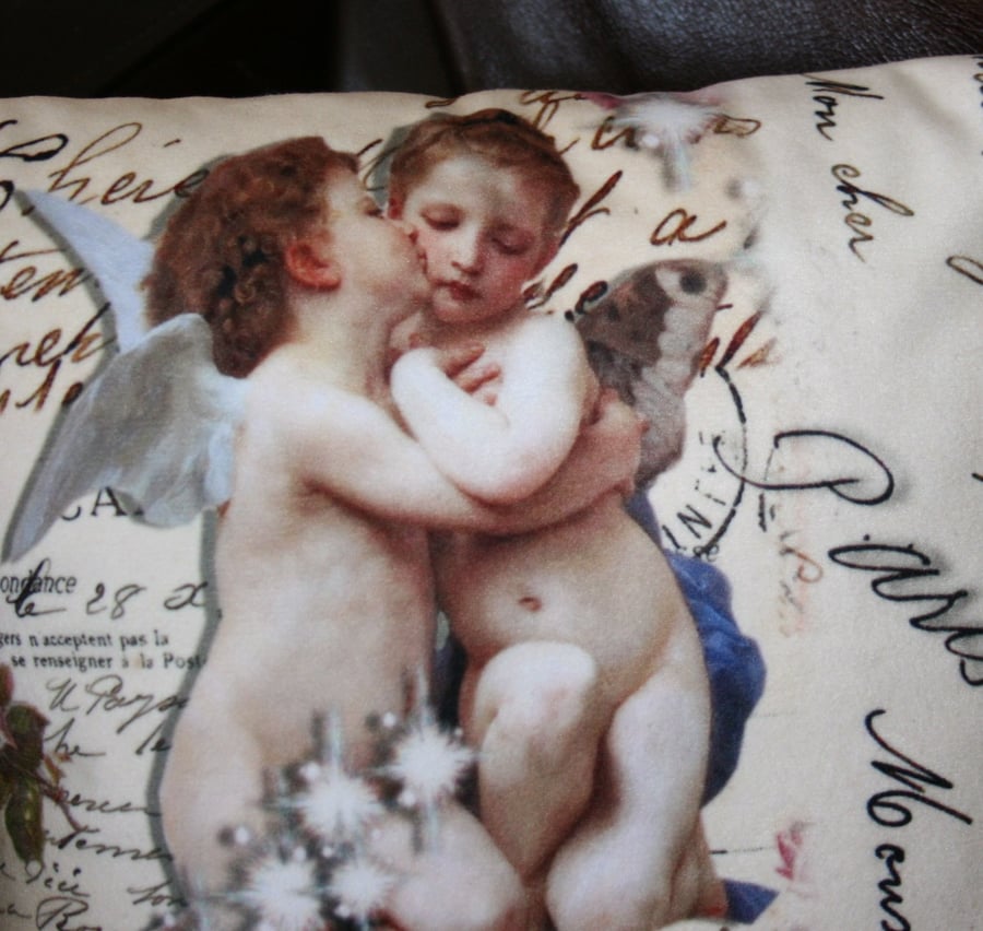  Cushion  angel & fairy stars home decor fairytale 