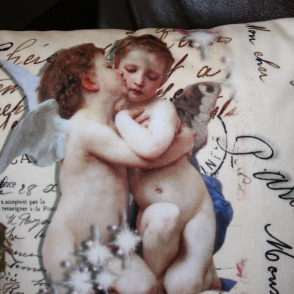  Cushion  angel & fairy stars home decor fairytale 