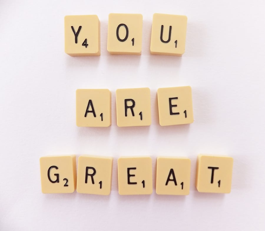 Scrabble Fridge Magnets - You are Great