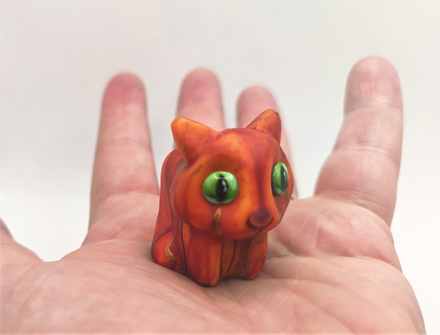 Small Cat Companion Animal Orange