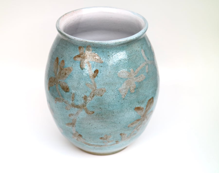 Turquoise Ceramic Vase