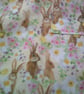 Rabbits and Spring Flowers Adult Apron - Image 3