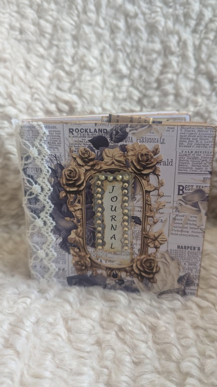 Stunning wee square thick journal