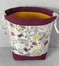 Project bag, drawstring bag, stitching, sewing - Image 6