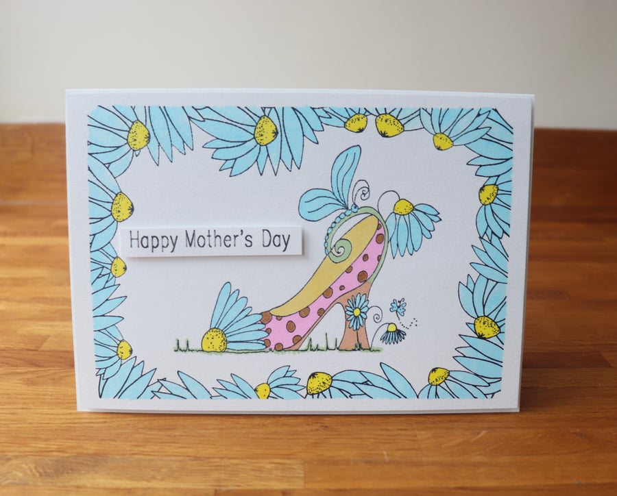 Shoes and Flowers Mothers Day Card