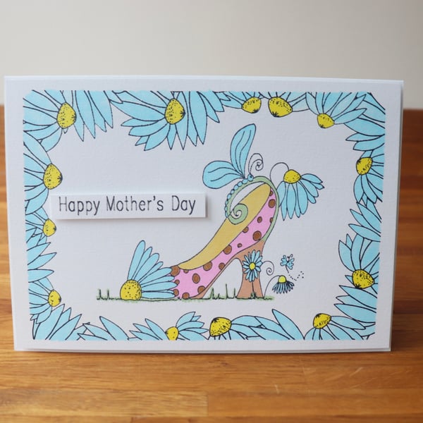 Shoes and Flowers Mothers Day Card