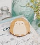 Wooden Penguin Brooch - Image 1