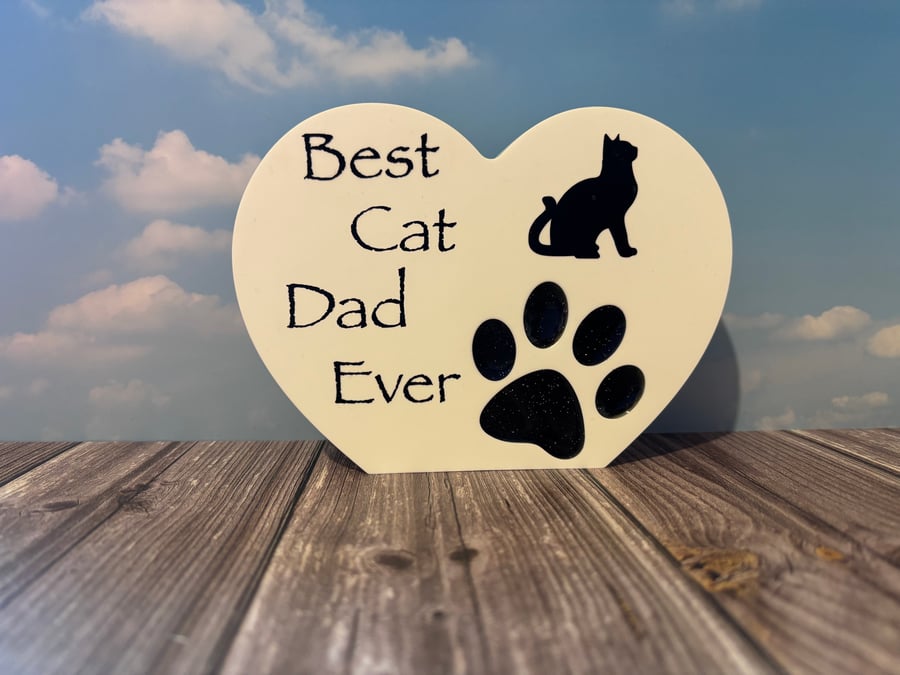 Large paw print heart