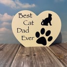 Large paw print heart