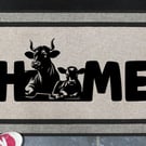 Cows Doormat No.1 - All Weather - Cows Welcome Mat - 45x70cm 
