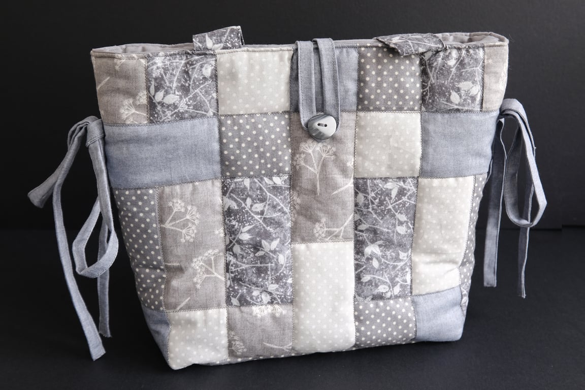 Handmade Quilted Fully Lined Bag.