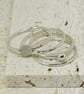 The Complete Contour Stacking Ring Set - Sterling silver ring stack - Image 1