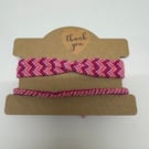 Pink bracelet set 