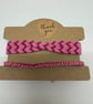 Pink bracelet set 