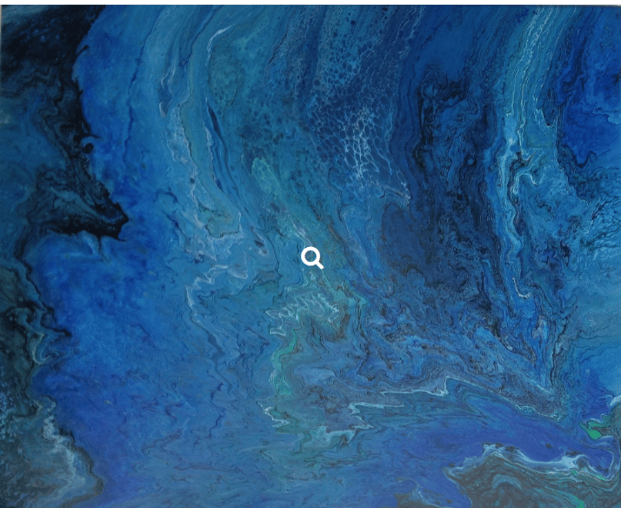 "Oceanic Enigma " Original Handmade Abstract Acrylic Painting