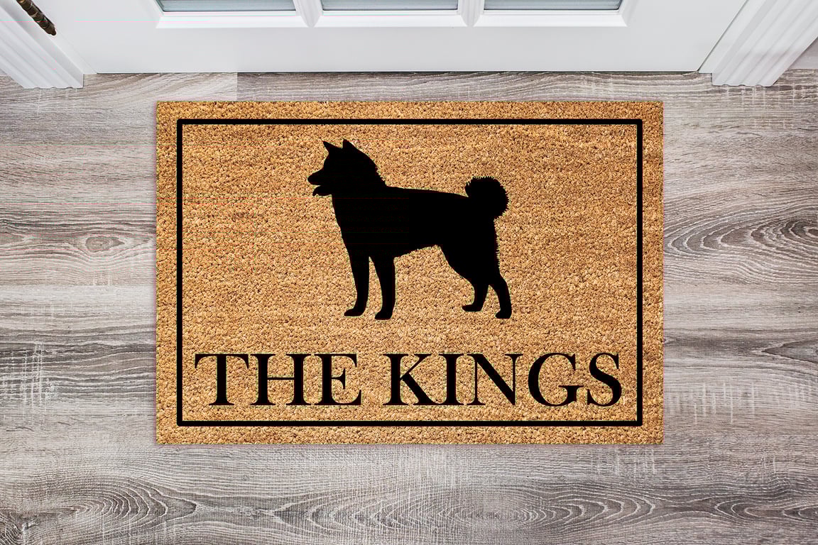 Akita Door Mat - Personalised Akita Welcome Mat - 3 Sizes