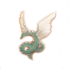 South American Dragon enamel pin badge
