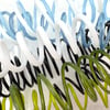 50g Cool mix vitrigraph coils, springs, spirals, Bullseye Glass 90coe