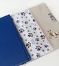 Summer Seconds Padded Notebook Cover in Taupe, Notebooks with Dogs - Image 4