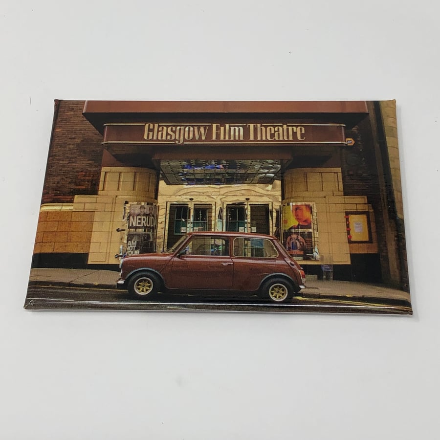 Mini at the GFT Glasgow Fridge Magnet