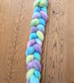 Hand Dyed Bluefaced Leicester Top 96g Spinning Fibre - Daydream - Image 4