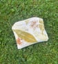 Botanically printed cotton purse 