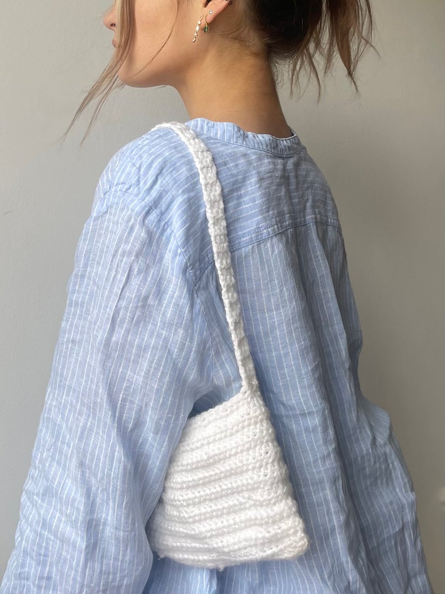 Handmade Custom Crochet Shoulder bag