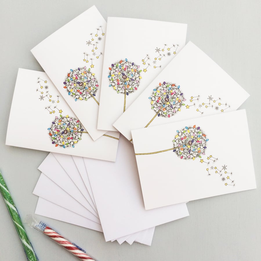 'Christmas Wish' Pack of 5 Cards