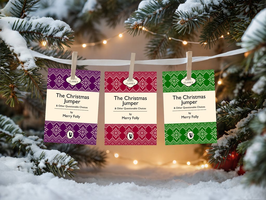 Pack of 3 - The Christmas Jumper and Other Questionable Choices Free UK P&P
