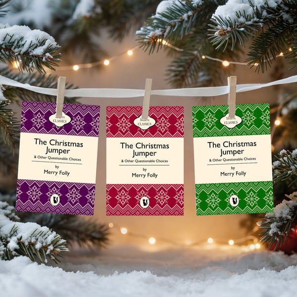 Pack of 3 - The Christmas Jumper and Other Questionable Choices Free UK P&P