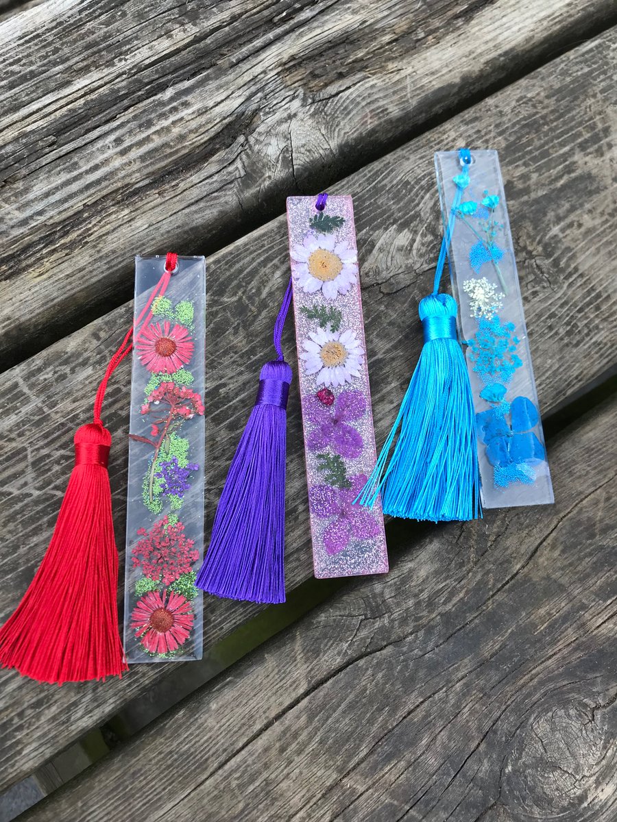Resin bookmarks 