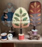 Hand woven yellow tree with green leaves  - Image 7