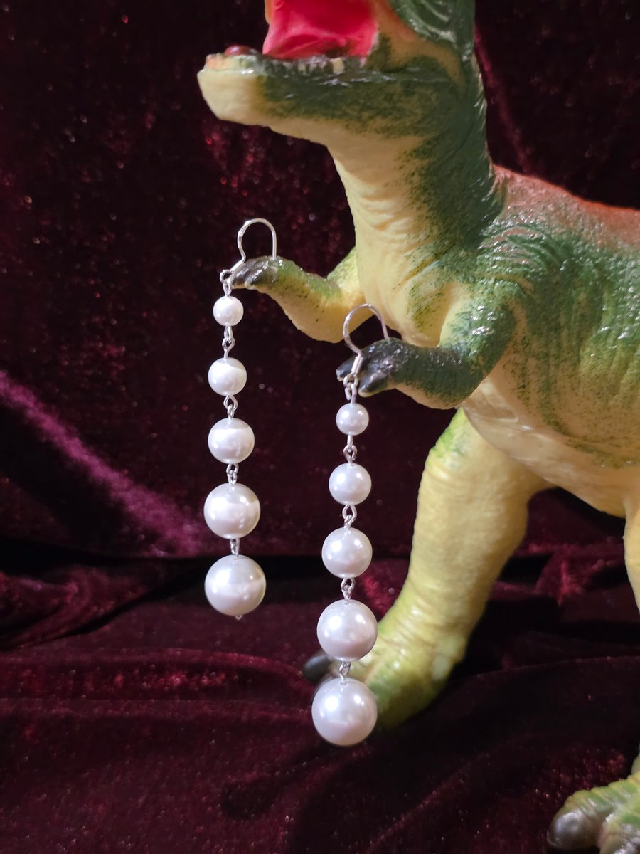 Five tier Pearl drop earrings