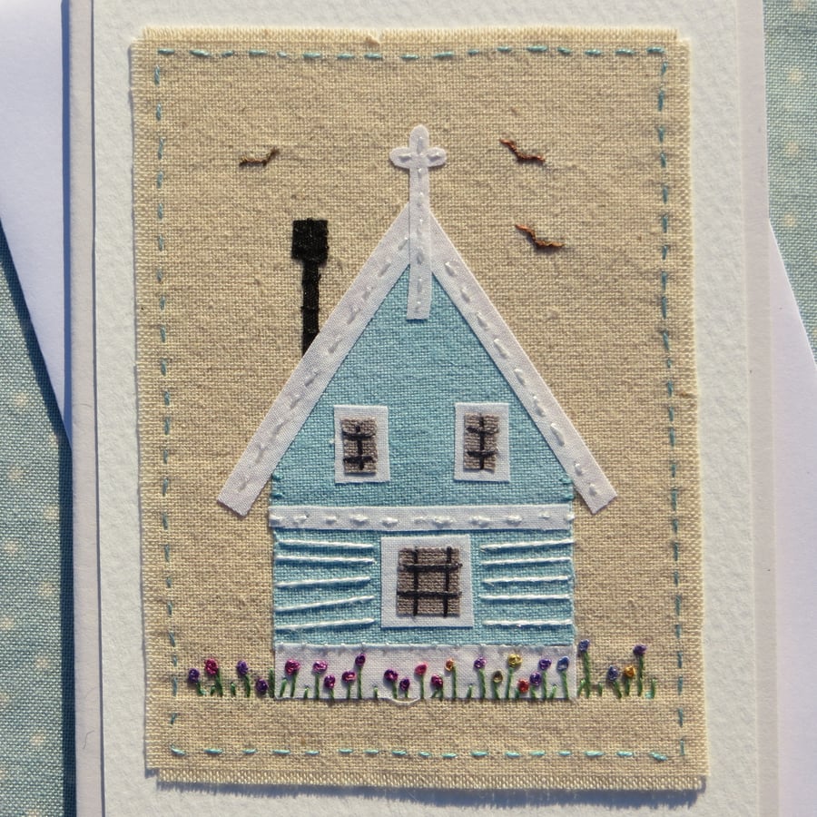 Little Dutch House, a pretty hand-stitched miniature on card for any occasion