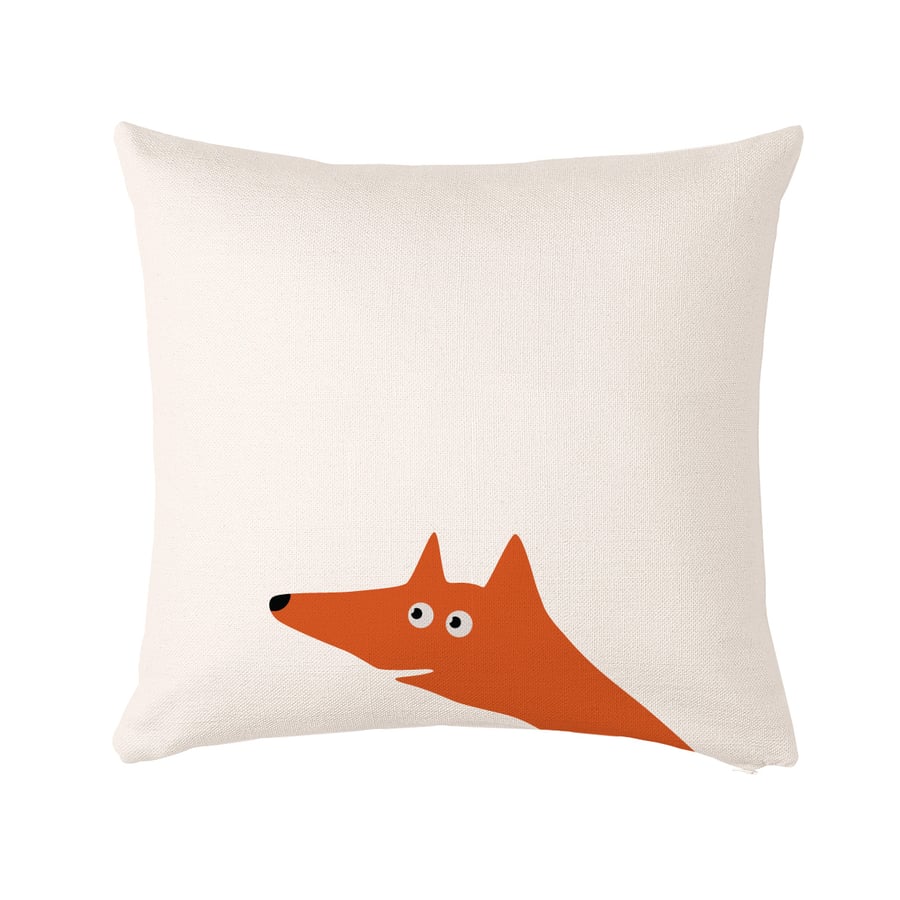 Fox Cushion, cushion cover 50x50 cm (20x20")