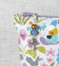Make up bag, zipped pouch, cosmetic bag, gnomes, mushrooms, bunnies. - Image 9